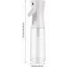 Buy 2 Pack 300ml Ultra Fine Spray Bottles for Hair & Plants - Transparent Hairdresser & Garden Spray Bottles | International Shipping - Buy Online on GoSupps.com