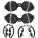 ShadowFit Muscle Massager Roller | Trigger Point Foam Roller for Calves, Legs, Arms | Relieve Soreness, Stiffness | Cellulite, Deep Tissue Massaging - Black - Buy Online on GoSupps.com