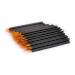 Mipcase 100pcs White Outfit Eyeliner Makeup Tools Wand Applicator Eyeliner Liquid Liquid Eyeliner 15cmX10cm Orange