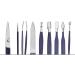Nail Clippers Set Built-in Nail File Beauty Manicure Portable Man and Woman Stainless Steel Nail Clippers 12-Piece Set Blue - Buy Online on GoSupps.com