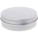GUMEI 5-120ml Empty Aluminum Cosmetic Pot | Silver Tin Container with Lid - Ideal for Travel & Storage - Buy Online on GoSupps.com