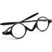 KDOQ Black Round Blue Light Filter Glasses - HD Anti Blue Light & Eye Strain Relief - Buy Online on GoSupps.com