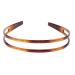 Set of 2 High-Grade Women's Hard Plastic Headbands in Black and Brown - Style F - Buy Online on GoSupps.com