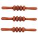3 pieces four-wheel push-back scooter body massage device massage tool leg roller stick back massager mutitool multitools massage roller palate fitness