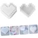 COHEALI 2 Sets Storage Box Mold Silicone Molds Epoxy Silicone Diy Crystal Epoxy Mold Accessories Crafts Whitex2pcs 9.6X8.9CMx2pcs - Buy Online on GoSupps.com