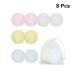 8th Cotton Round Washable Facial Cleaning Towels | Reusable Make-up Pads & Peeling Pads - Bamboo Cotton 8pcs - Buy Online on GoSupps.com