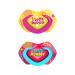 Canpol babies silicone pacifiers 2 pieces (6-18 m Neon Love Girl) 6-18m Neon Love Girl