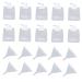 Beaupretty 1 Set Liquid Storage Bag Squeeze Station Pouches Plastic Travel Pouches for Shampoo Travel Body wash Toiletries Dispenser Lotion Bag White Stand up Cosmetic Bag The pet Clamshell 8X7.5X2CM White
