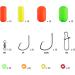 Dr.Fish 200PCs Pompano Rig Making Kit | Surf Fishing Rig Accessories | Saltwater Bottom Rig Parts with Circle Hooks, Beads, Swivels, and Snaps - Buy Online on GoSupps.com