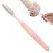 Fiakup Foot File Callus Remover | Toe Crevice Cleaning Brush Shower Foot Scrubber Foot File Foot ScrubberStainless Steel Cracked Skin Removal File Brush Tools for Foot Scrubbing Pink