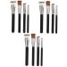 FRCOLOR 12 Pcs Foundation Brush Mask Brush Makeup Cosmetology Kit Makeup Powder Brush Makeup Blush Makeup Tools for Foundation and Concealer No Trace Fiber Wool Makeup Utensils