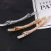 Cubahop Vintage Small Slim StripHairpin Metal Snap Barrettes Smooth Hair Barrettes Hair Clasp Hair Accessories Hair Clips for Women and Girls (Gold) - Buy Online on GoSupps.com