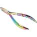 ForPro Titanium Cuticle Nipper - Stainless Steel Precision Blades - Rainbow Colored - Buy Online on GoSupps.com
