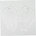 FOMIYES 4 Pairs Gel Insoles for High Heels - Self-Adhesive Forefoot Gel Pads | Transparent Cushion Half Insoles for Slippers - Comfort & Support - Buy Online on GoSupps.com