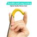 Tilcare Chew Chew Pencil Sensory Necklace Set - Silicone Chewy Toys for Kids & Adults with Autism - Peach/Yellow/Pink Chewing Pendant - Buy Online on GoSupps.com