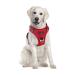 Funfox dog harness Large dogs no pull dishes adjustable anti train safety harness medium large dog breast harness dog large breathable dog harness red xl xl red
