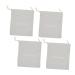 MAGICLULU 4pcs Hair Dryer Storage Bag Drawstring Storage Bag Storage Organizers Creative Storage Bag Cloth Storage Bag Drawstring Bags Travel Hair Dryer Bag Practical Bags Cosmetic Bags 33.00X30.00X0.50CM Light Grey