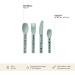 Design Letters 4-Piece Tritan Cutlery Set for Kids - BPA-Free & Dishwasher Safe - A-Z Alphabet Print - Green - Buy Online on GoSupps.com