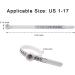 Ring Sizer Measuring Tool - Reusable Jewelry Sizing Gauge for Fingers - US Ring Sizes 1-17 (1Pcs White) - Buy Online on GoSupps.com