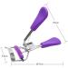 Eyelash Curler Lash Curler with Built in Comb Eye Lash Clip Cosmetic Makeup Curling Tool for Women Purple - Buy Online on GoSupps.com