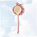 Healeved Bath Scrubber - Pink Handle Bath Brush Shower Sponge - Buy Online on GoSupps.com