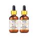 Greenwood essential natural olive oil (olea europaea) with glass dripper natural pure therapeutic quality cold -pressed (pack of Two) 100ml x 2 (6.76 oz)