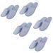 Tianmao 5 Pair Spa Slippers Hausschuhe Hotelslipper Linen slippery guest slippers Frottierlipper 29 * 11cm cotton disposable slipper slippers for spa party guests hotel and travel 5 pairs blue