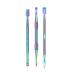 BLMHTWO 3 Pieces Wax Carving Tools, Rainbow Sculpting Tools DAB Tool with Double-Ended Stainless Steel Design and Transparent Box Clay Wax Carver Tools for Jewellery Detailing Modeling