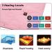 Portable Electric USB Heating Cushion - 3 Heating Levels Multifunctional Use at Home Office & Car - Pink 140x80 cm - Buy Online on GoSupps.com