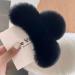 JSGHGDF Fashion Hair Barrette Stylish Hair Hairpin Hair Clip Faux Furs for Outfits Milk coffee - Buy Online on GoSupps.com
