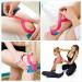 GIWIL 2 Packs Medical Kinesiology Athletic Sport Tape Original Cotton Elastic Kinesiology Theraeputic Tape TAPE PRO Synthetic Elastic Kinesiology Best Aid For Recovery & Muscle Support 4 Colors 5m x 5cm Blue - Buy Online on GoSupps.com