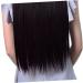 Ipetboom Piece Long Straight Hair Wig Long Straight Hair Extensions Straight Wigs Hair Clips for Extensions Hair Extensions Clip in High Temperature Wire Miss Hairpin Natural 80X15CM Black - Buy Online on GoSupps.com