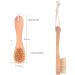 Natural Bristle Wooden Face Cleaning Brush Set - Exfoliating Facial Cleanser for Skin Care - Pack of 2 - Buy Online on GoSupps.com