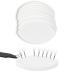 MIDELONG Lash Sponges for Practice Eye Shaped Practice Sponge Lash Map Sponge Cosmetic Makeup Sponge Disposable Eyelash tools Eyelash Extension Beginners Supplies Kit for Women White Pack of 10