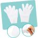 PLAFOPE 1 Pair Moisturizing Gloves Anti- Drying Beauty Mitten Moisturizing Gel Gloves Mittens Cosmetics Black Cotton Gloves Women Overnight Gloves for Dry Hands Moisture Gloves Sebs White - Buy Online on GoSupps.com