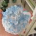 Home Decoration 400-700g Rare Beautiful Blue Ghost Phantom Quartz Crystal Cluster Specimen Stones ZJGIDTEM (Size : 500-600g)