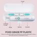 Mlysnd Electric Toothbrush Travel Case - 3-Piece Set Durable Plastic Etui for Electric Toothbrush 22.5 x 7 x 4cm (3 Colors) - Perfect for International Travel - Buy Online on GoSupps.com