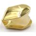 EXCEART 2Pcs Plated Gold Grillz Tooth Single Grill Cap Hip Hop Top Tooth Fang Tooth Decoration for Teeth Mouth Party Teeth Grills Golden - Buy Online on GoSupps.com