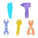 Tnsray bite tube 5 pieces of bite ring for babies Kielzeug Greipling bite toys bpa-free silicone baby dental aid bite ring baby cooling dental aid toy gifts for newborns