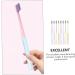 Buy Tovinanna 8-Pack Ergonomic Macaron Toothbrushes - Ideal for Home & Travel | Best Manual Teeth Cleaning Brushes - Buy Online on GoSupps.com