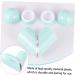 Solustre Heart-Shaped Contact Lens Case - Easy Colorful Duplex Box with Container - Plastic Green 9.5x3cm - International Shipping Available - Buy Online on GoSupps.com