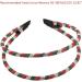 hgnxa Festive Christmas Headband Aesthetic Charm Hairhoop Festival Headdress Knotted Hairband French Style Headwear - Buy Online on GoSupps.com