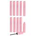 Beavorty 10 Pcs Eyelash Brush Empty Tube Transparent Empty Mascara Bottle Balm Tubes Plastic Bottle Pink Mini