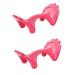 Magiclulu 2st cervical massage ball portable massage lounger wearable massager neck roller stick trigger point pressure tool massage ball for the neck neck massage device manual office 17x10cmx2pcs rosyx2stk
