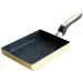OUNONA 3 Pcs Frying Pan Japanese Tamagoyaki Pan Japanese Frying Pot Rolled Egg Pan Non- Stick Coating Pan Non Stick Omelette Pan Baking Pan Square Skillet Aluminum Alloy Steak Pan Mini 34X13CMx3pcs Random Colorx3pcs