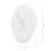 ASMR Ear Piercing Kit - 1 Pair Silicone Ear Mold Display with Auditory Meatus Model - White Piercing Set - Buy Online on GoSupps.com