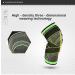 Knee Sleeve Compression Fit Support for Joint Pain and Arthritis Relief - Green, Size M - Buy Online on GoSupps.com