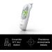Braun No touch + touch forehead thermometer with Age Precision Technology & Healthcare ThermoScan 7 Ear thermometer with Age Precision (accurate convenient temperature screening) BNT400 - Black + thermometer - Buy Online on GoSupps.com