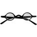 Huicai Retro Vintage Mini Round Frame Reading Glasses for Men & Women - Spring Hinge in Black (2.0x Magnification) | International Shipping - Buy Online on GoSupps.com