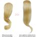 Blond Side Bangs 2PC - Wave Curly Fringe Clip-in Hair Extensions - Buy Online on GoSupps.com